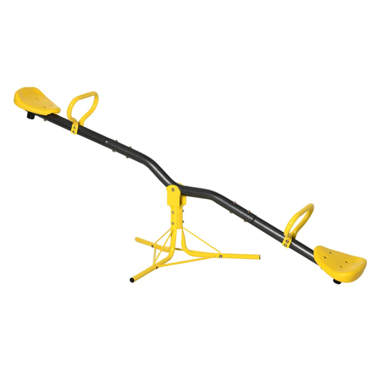 Freeport Park Kaelynn 2 Seat Plastic Spinning Teeter Totter