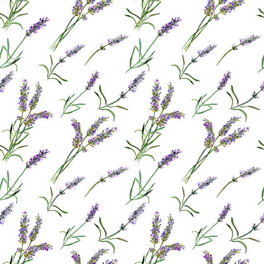 Corbridge Utensil Lavender Flowers Wallpaper