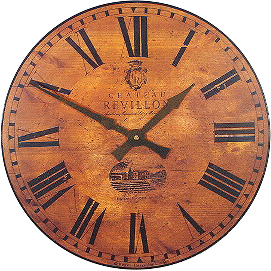 36cm French Wine Château Wall Clock