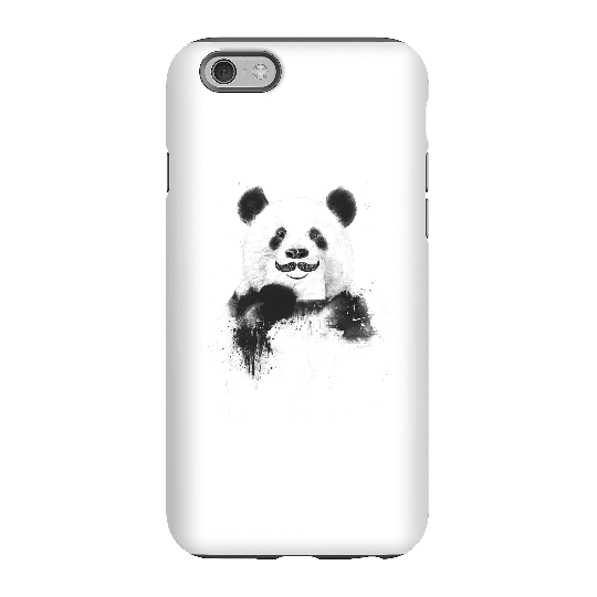 Balazs Solti Moustache And Panda Phone Case for iPhone and Android - iPhone 6 - Tough Case - Gloss