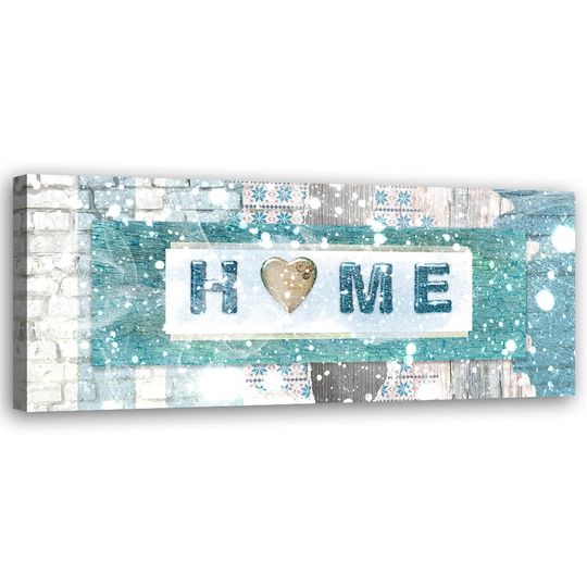 Canvas Print, Blue Quotes 16942