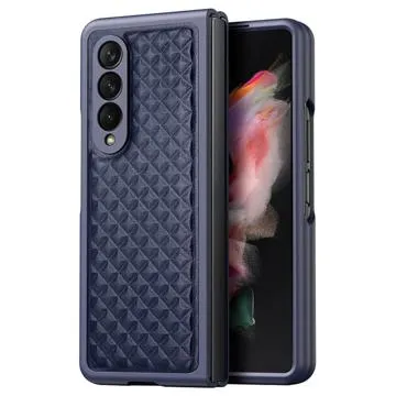 Dux Ducis Venice Samsung Galaxy Z Fold4 Leather Coated Case - Blue