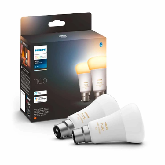 Philips Hue Wa 8W A60 B22 2P Eu