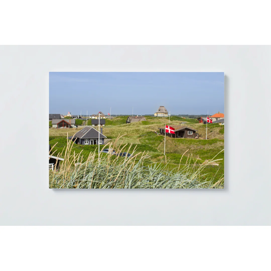 Denmark Motif Magnetic Wall Mounted Cork Board