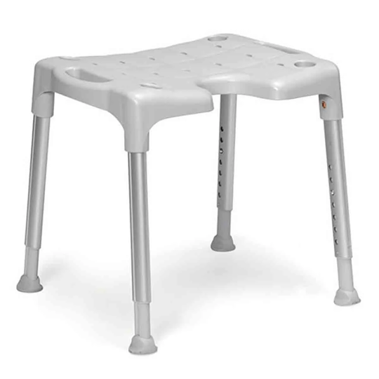 NRS Healthcare Standard White Etac Swift Shower Stool