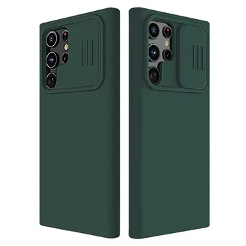 Nillkin CamShield Silky Samsung Galaxy S22 Ultra 5G Hybrid Case - Green