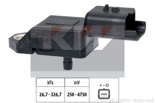 Air Pressure Sensor, height adaptation Made in Italy - OE Equivalent 493134 KW 493134