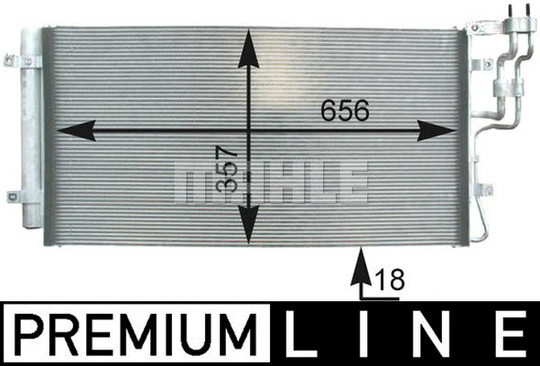 Condenser Air Conditioning 8FC351303-151 by BEHR