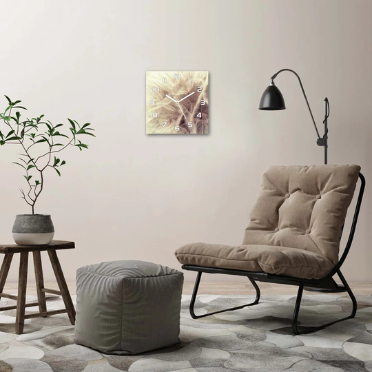 Dandelion Silent Wall Clock