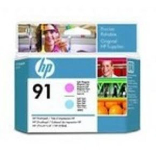 HP 91 Light Cyan & Light Magenta Original DesignJet Printhead For use with - HP DesignJet Z6100's - C9462A