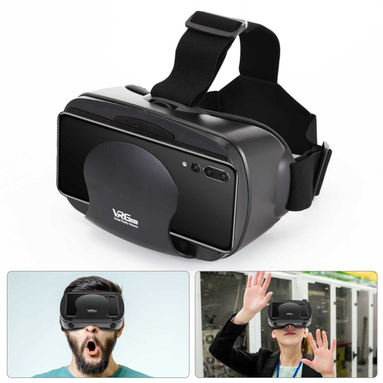 3D VR Glasses 360° Headset Goggles Virtual Mobile Phone Remote Control