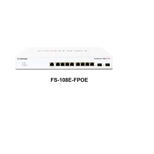 Fortinet FortiSwitch FS-108E-FPOE Layer 2 FortiGate 8xGE RJ45 130W