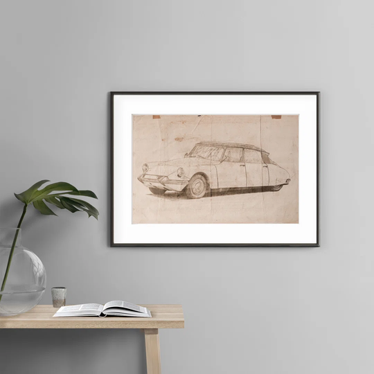 DS - Picture Frame Graphic Art Print on Paper