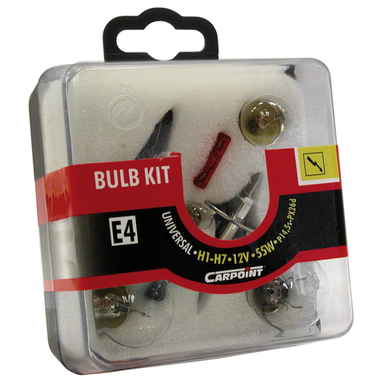 Carpoint spare bulb set H1/H7 0725005