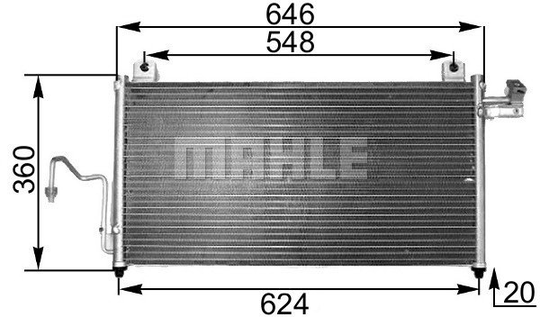 Condenser Air Conditioning 8FC351300-471 by BEHR
