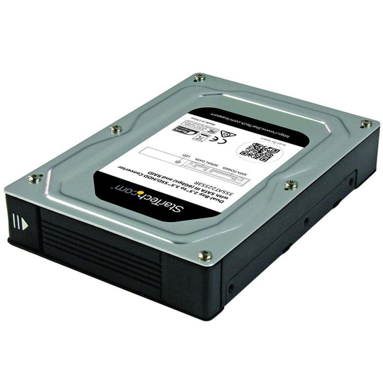 StarTech Dual-Bay 2.5 to 3.5 SATA Hard Drive Adapter Enclosure