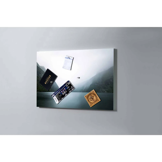 Sassnitz 75 x 50cm Magnetic Board with 5 Fjord motif
