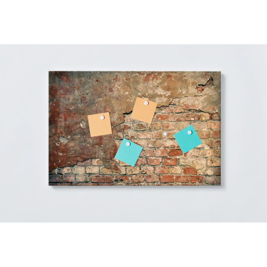 House Wall Magnetic Wall Mounted Cork Board