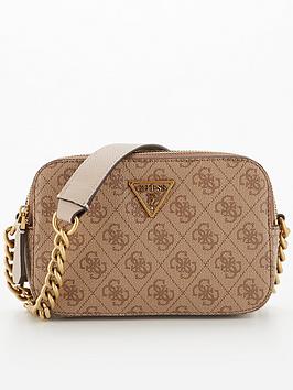 Guess Noelle Camera Bag - Latte Logo