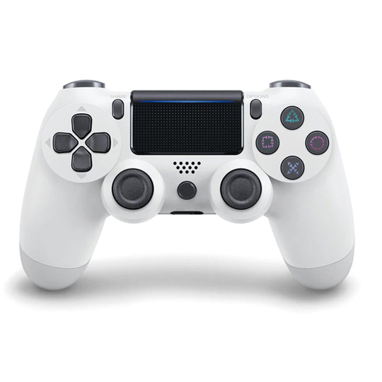 (White) Wireless Bluetooth Joystick for PS4 Console for PlayStation Dual-shock 4