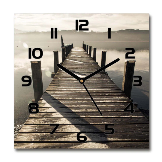 Heera Wooden Pier Silent Wall Clock