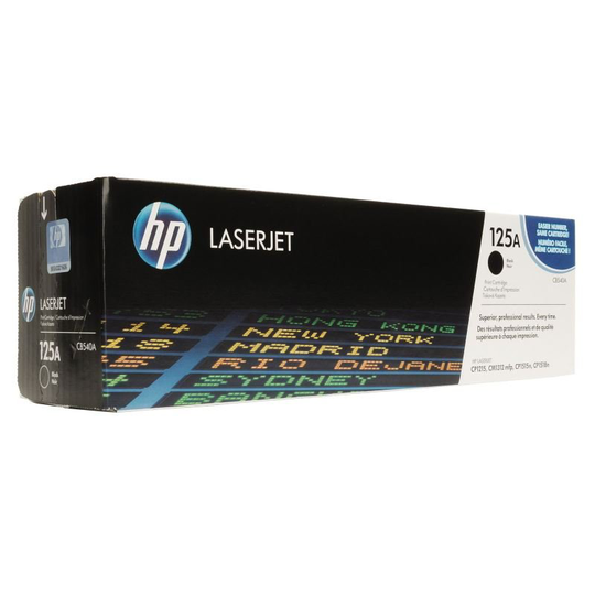 HP 125A Black Toner Cartridge - CB540A