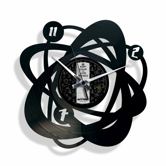Atomium Vinyl 30cm Silent Wall Clock