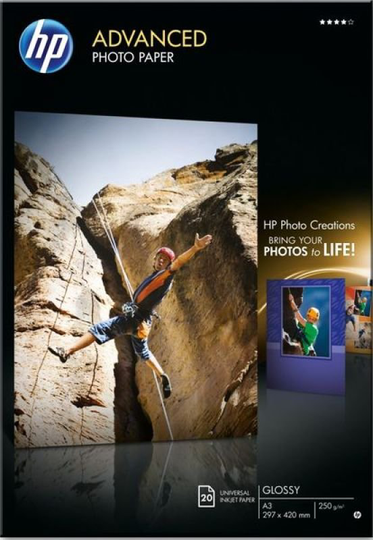 HP Advanced Glossy A3 Photo Paper - 20 Sheets