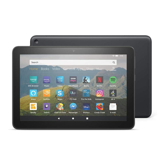 (Black) Fire HD 8 Tablet - 8" HD display - 32 GB