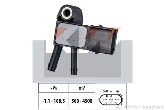 Air Pressure Sensor, height adaptation Made in Italy - OE Equivalent 493 269 KW 493 269
