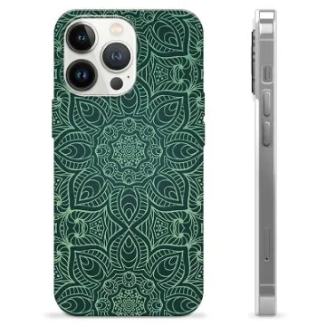 iPhone 13 Pro TPU Case - Green Mandala
