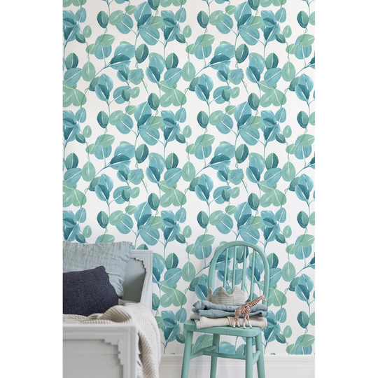 Atay Eucalyptus Leaves Wallpaper