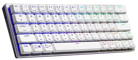 Cooler Master SK622 60% Wireless Gaming Keyboard in White