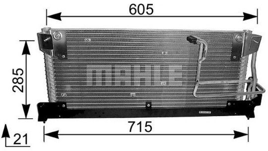 Condenser Air Conditioning 8FC351037-381 by BEHR