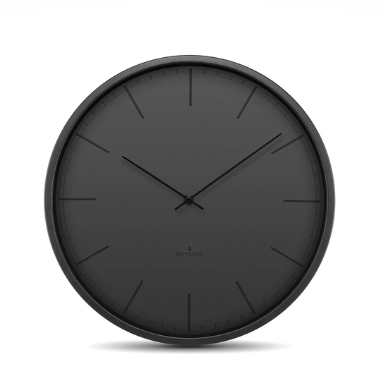 Huygens Tone Index Clock - Black/35Cm