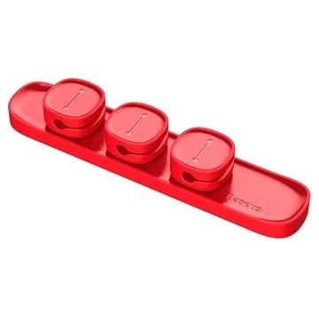 Baseus Peas Magnetic Cable Organizer / Holder - Red