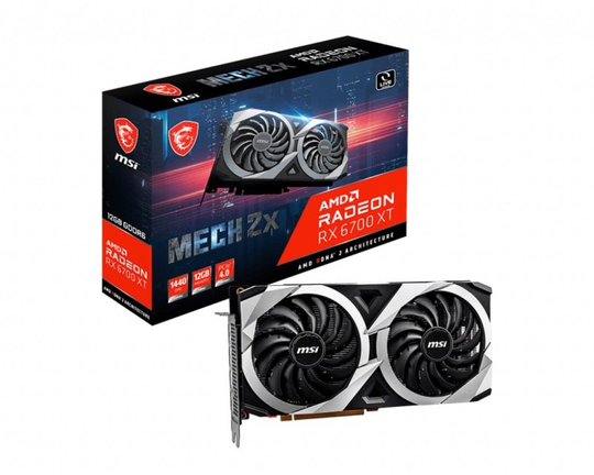 MSI Radeon RX 6700 XT MECH 2X 12GB Graphics Card