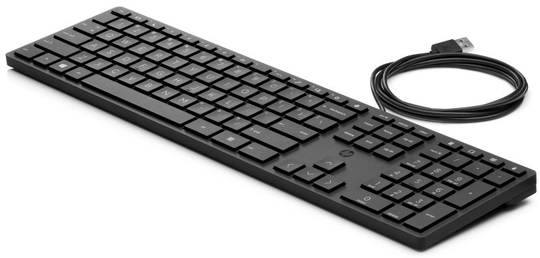 HP 320K Low Profile Quiet Key Wired Keyboard