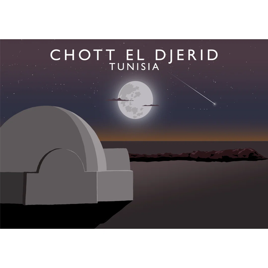 Chott El Djerid by Richard O'Neil - Graphic Art Print on Paper