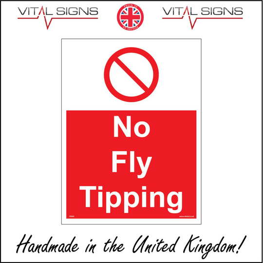 (150 x 200mm - 6 x 8, Magnetic - Vehicle Grade) PR305 No Fly Tipping Sign Dumping Rubbish Waste Environment Take It Home 450mm x 600mm Magnetic - Vehi