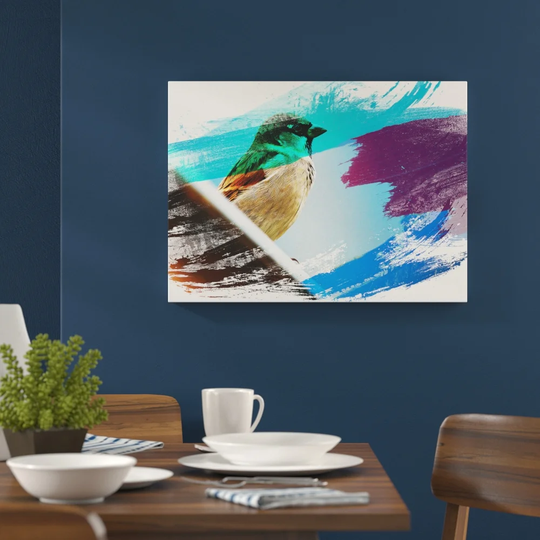 'Sparrow Bird' Graphic Art Print Poster