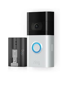 Ring Video Doorbell 3 &Amp; Additional Quick Release Battery
