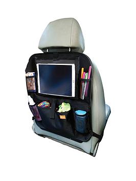 Dreambaby Backseat Organiser with Built-in iPad Holder - Black, One Colour
