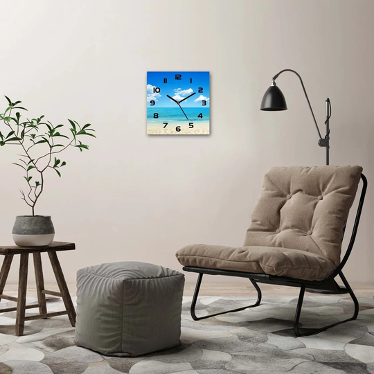 Joshual Paradise Beach Silent Wall Clock