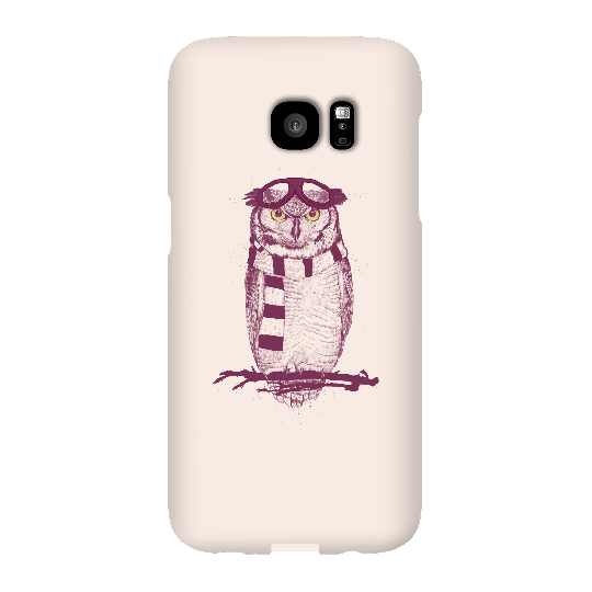 Balazs Solti Winter Owl Phone Case for iPhone and Android - Samsung S7 Edge - Snap Case - Matte