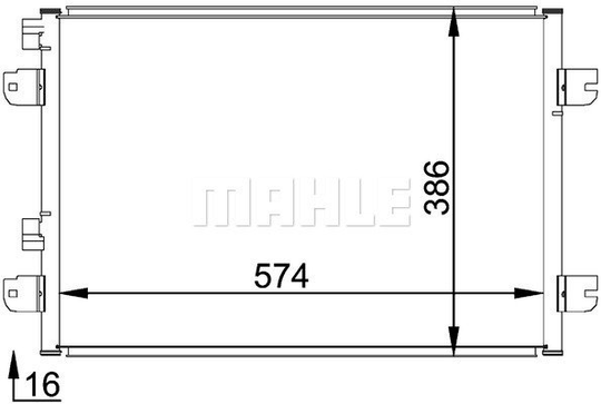 Condenser Air Conditioning 8FC351318-371 by BEHR