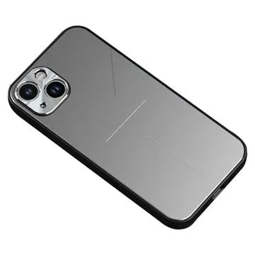 R-Just RJ-52 Three Line iPhone 14 Hybrid Case - Silver