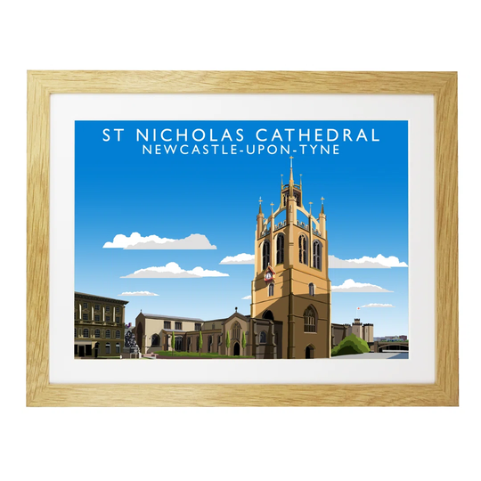 St Nicholas Cathedral by Richard O'Neil - Graphic Art Print on Paper