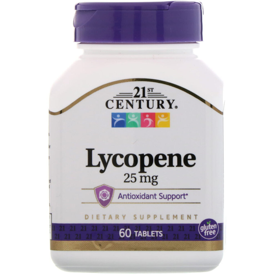 21st Century, Lycopene, 25 mg, 60 Tablets