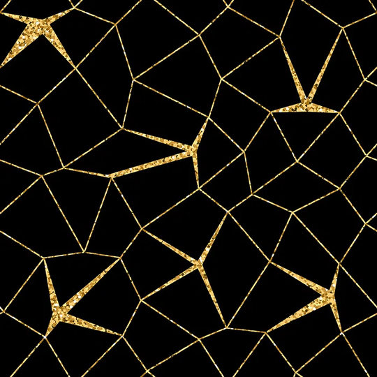 Walllpaper Roll 416X254cm Wallpaper Material With Print Mural Decoration Kitchen Livingroom Bedroom - Mosaic Gold Goldenlarge